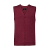 Men`s V-Neck Sleeveless Knitted Cardigan Russell 719M